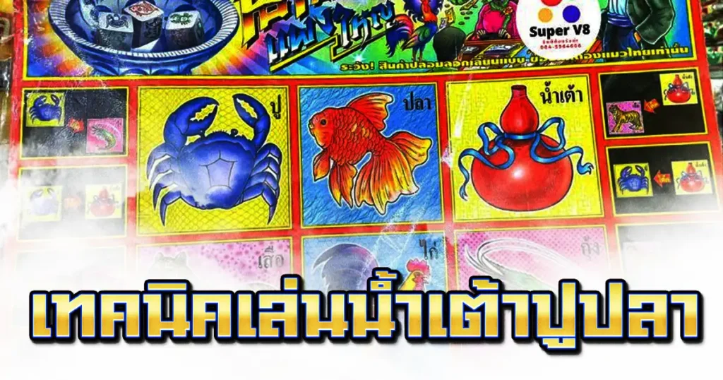 เทคนิคเล่นน้ำเต้าปูปลา